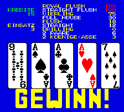 Casino Poker (Ver PM86LO-35-5, German) Screenthot 2